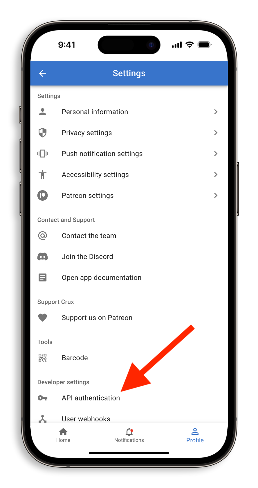 API Authentication